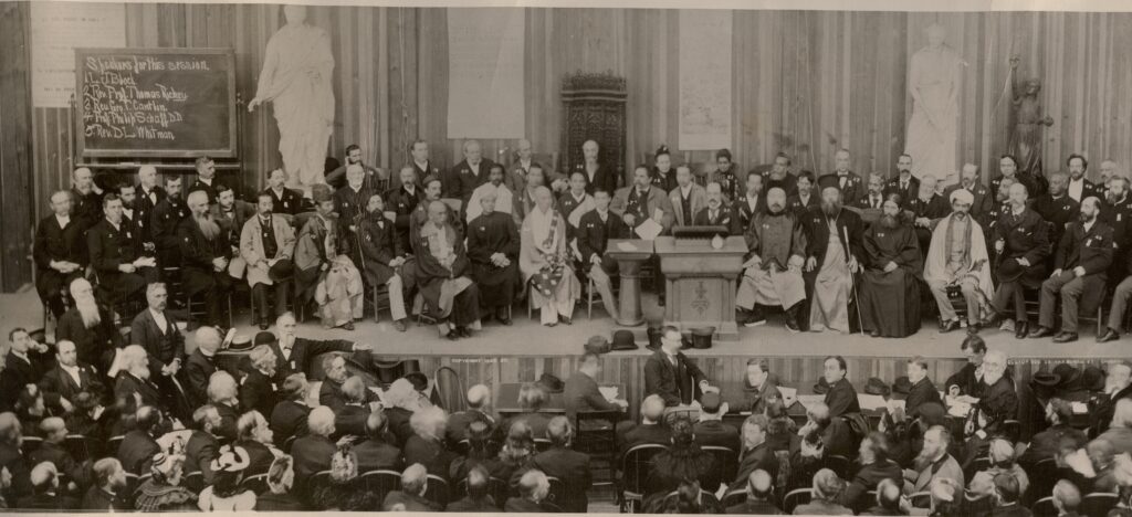 A chicagói Vallások Világparlamentjének hivatalos csoportképe (1893)